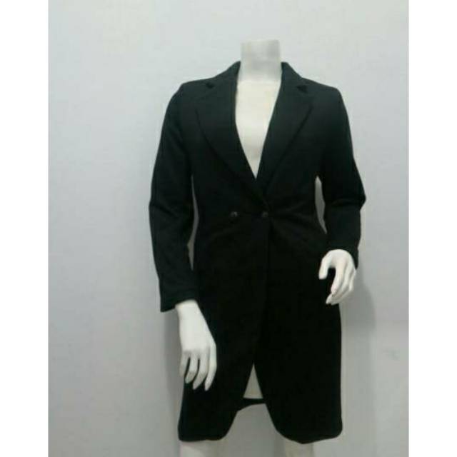 Coat Wanita Allison Hitam - Wintee Coat Wanita