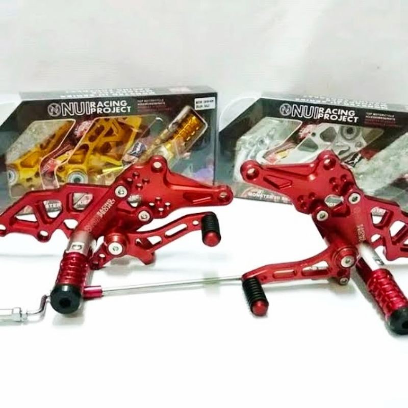 FOOTSTEP STEP CONGKEL UNDERBONE NUI VIXION NEW R15 V2 XABRE MONSTER 3 LIPAT ORIGINAL                