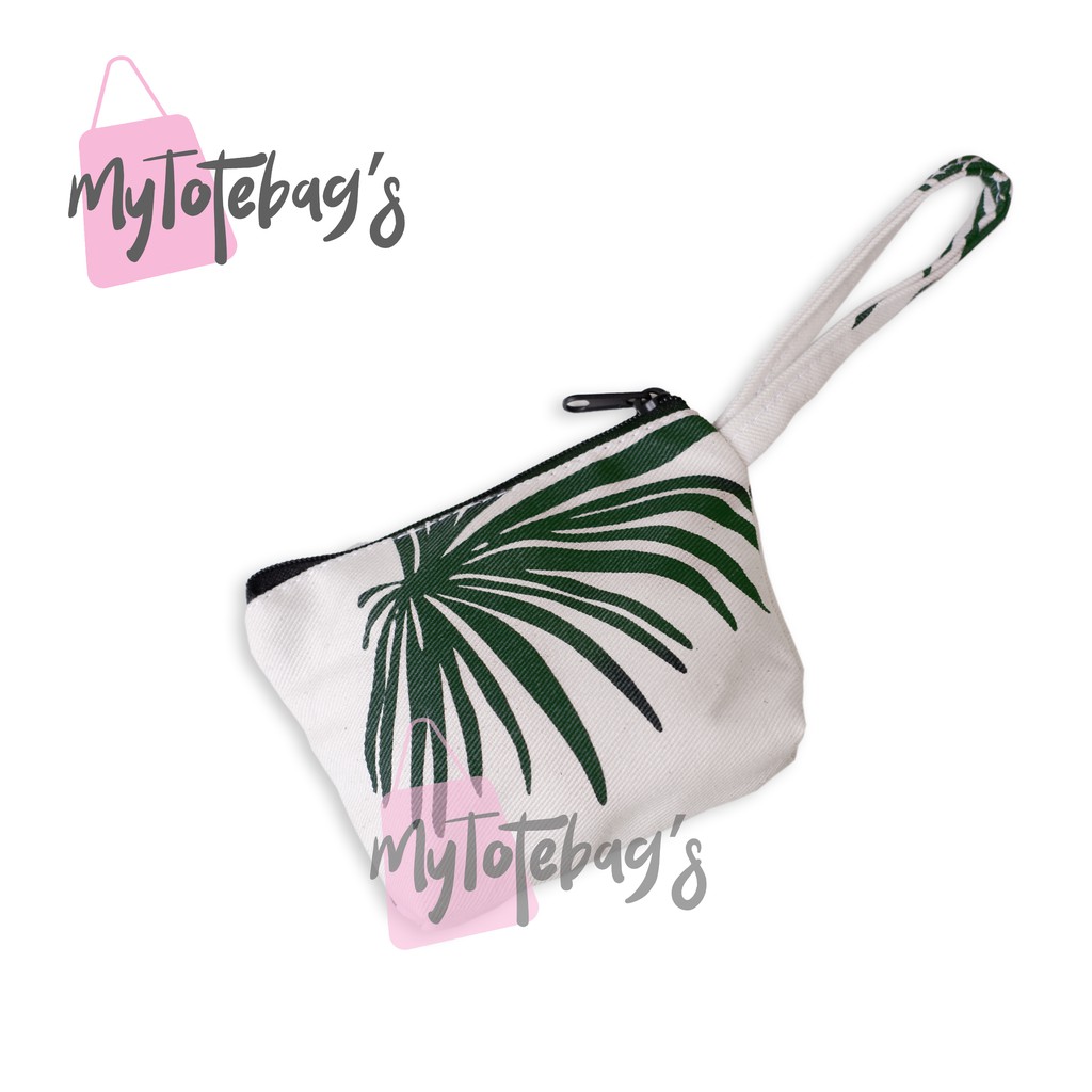 DOM (Dompet HP/Kosmetik/Uang) "ini Dompet Kecil sis ya, dilihat Sizenya Dulu" Motif Palm