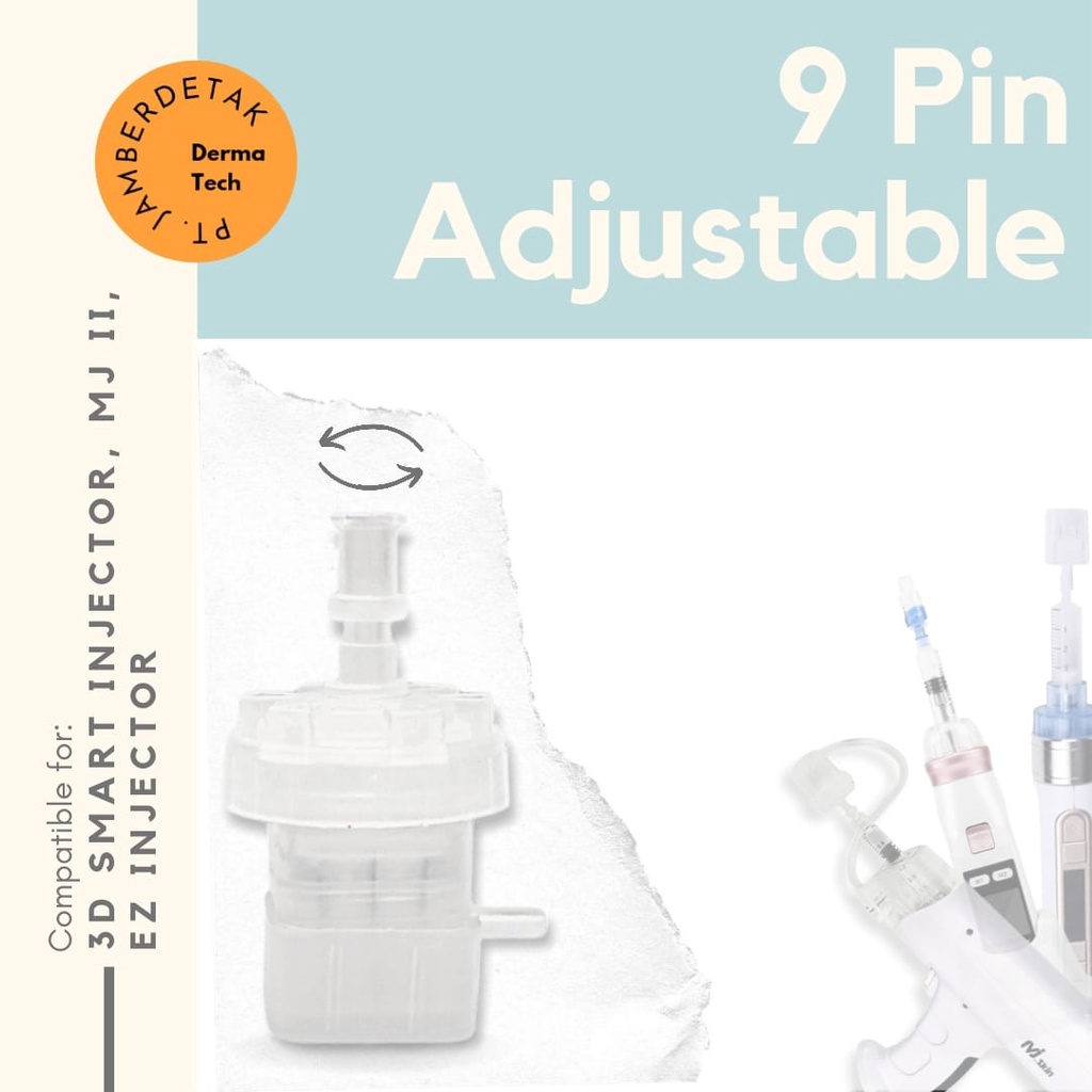 Adjustable jarum 9 pin ez injector mj II 3D INJECTOR ADJUST 0.1 MM SD 4.0 MM