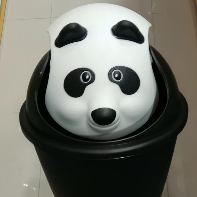 TEMPAT SAMPAH KARAKTER PANDA GEMOY