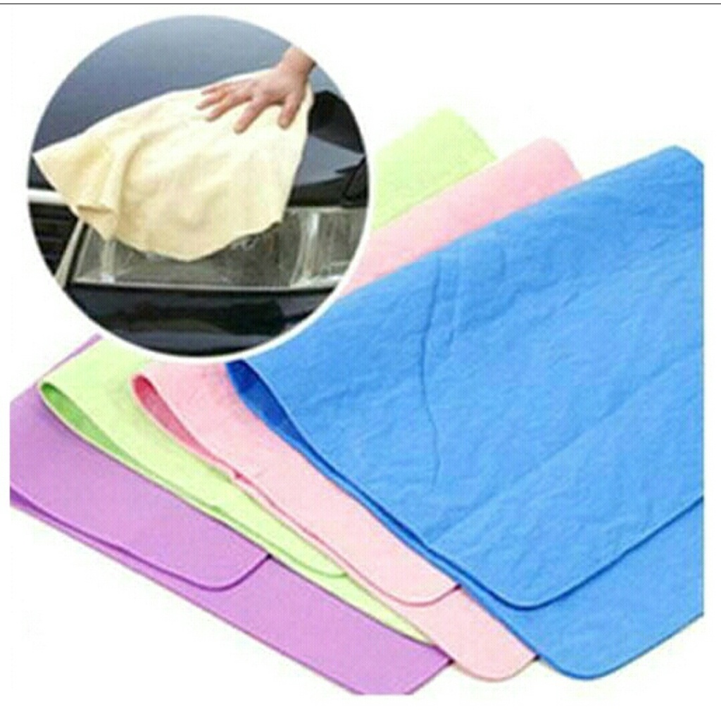 (fashionstar9) Kanebo Motor Mobil Sedang 32x21x0,2cm Nmax Free Tabung Lap Serbaguna Canebo Kain Serb