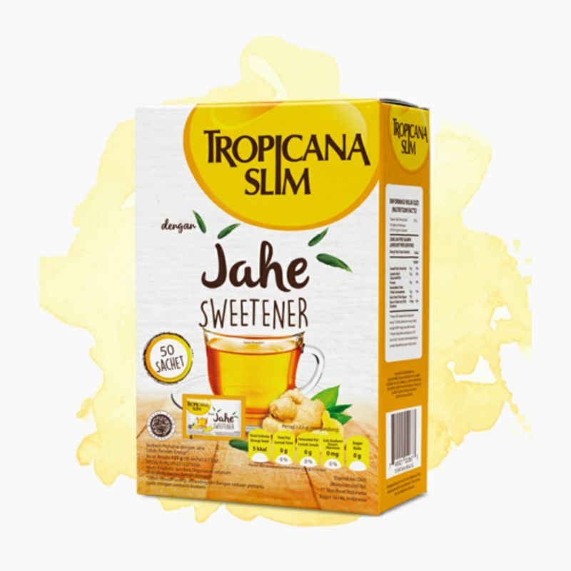

Tropicana Slim Sweetener Jahe 50 sachet