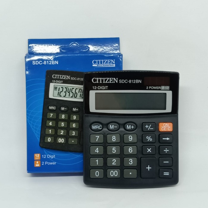 

Kalkulator Citizen SDC 812 - Kalkulator Dagang 12 Digit Ukuran Sedang