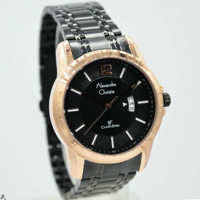 Jam Tangan Pria Original Alexandre Christie AC 8325 MD