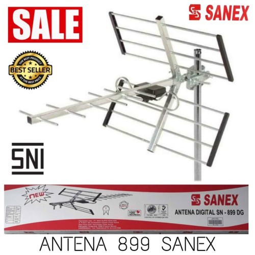 Antena TV Digital Luar / Outdoor Sanex 899 FREE KABEL 10 METER SN-899