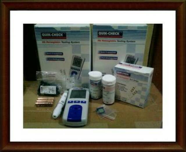 ALAT QUIK CHECK HB,QUIK-CHECK ALAT CEK HEMOGLOBIN TESTING SYSTEM