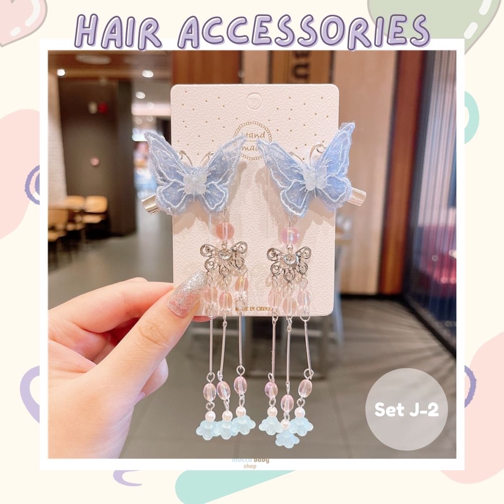 MBSS - JEPIT HANDBOOK Set Jepit Korea Jepit Rambut Hair Clip Anak Perempuan