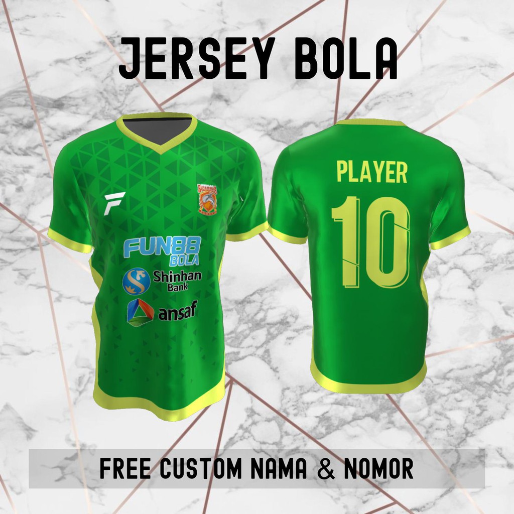 Jersey Pusamania Borneo FC Klub Bola Baju Kaos Custom Nama dan Nomor Punggung - 589