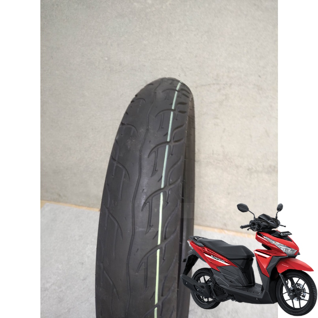 BAN UNTUK DEPAN VARIO 125 LED TIPE TUBLES UKURAN 80/90 MERK FDR FLEMINO TERJAMIN