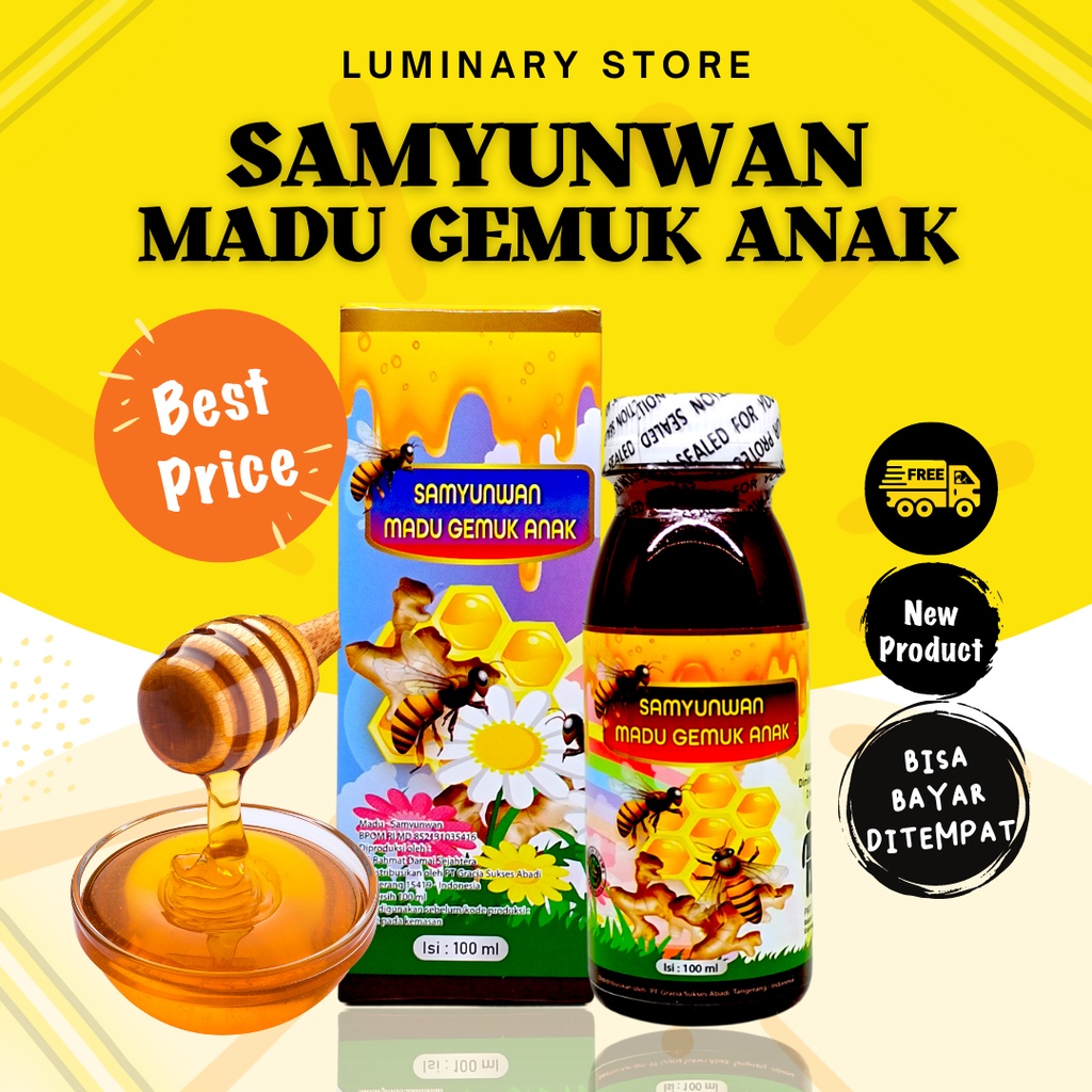 SAMYUNWAN MADU ORIGINAL BPOM / SAMYUNWAN MADU PENGGEMUK BADAN ANAK