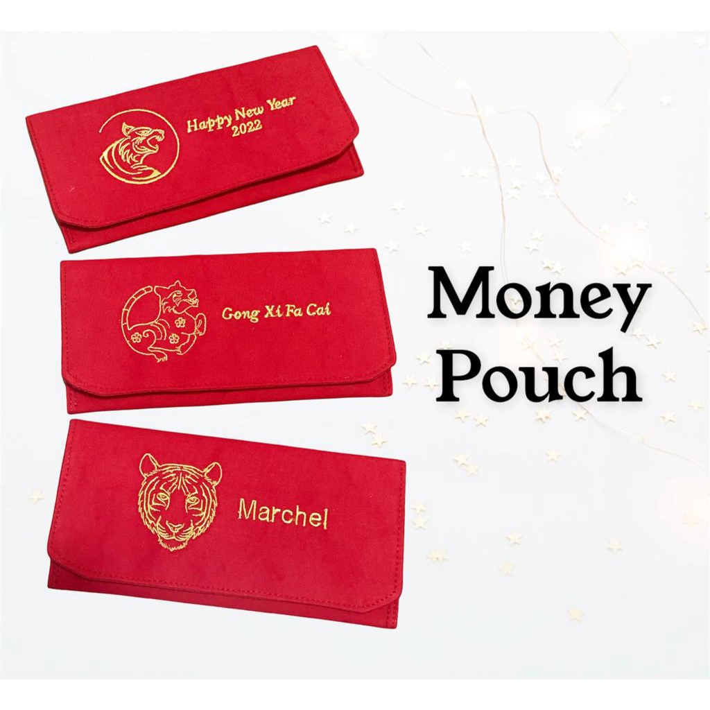 Fawn'G Handmade - Money POUCH Imlek Edisi Tahun Macan /  Angpao Imlek Bordir