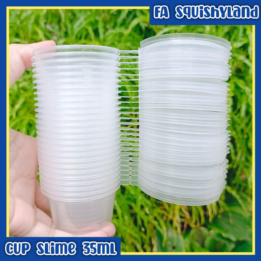 Cup 35ml / pot slime 35ml (isi 10pc)
