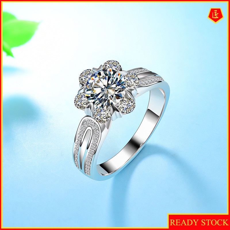 [Ready Stock]Fashion Classic Moissanite Ring