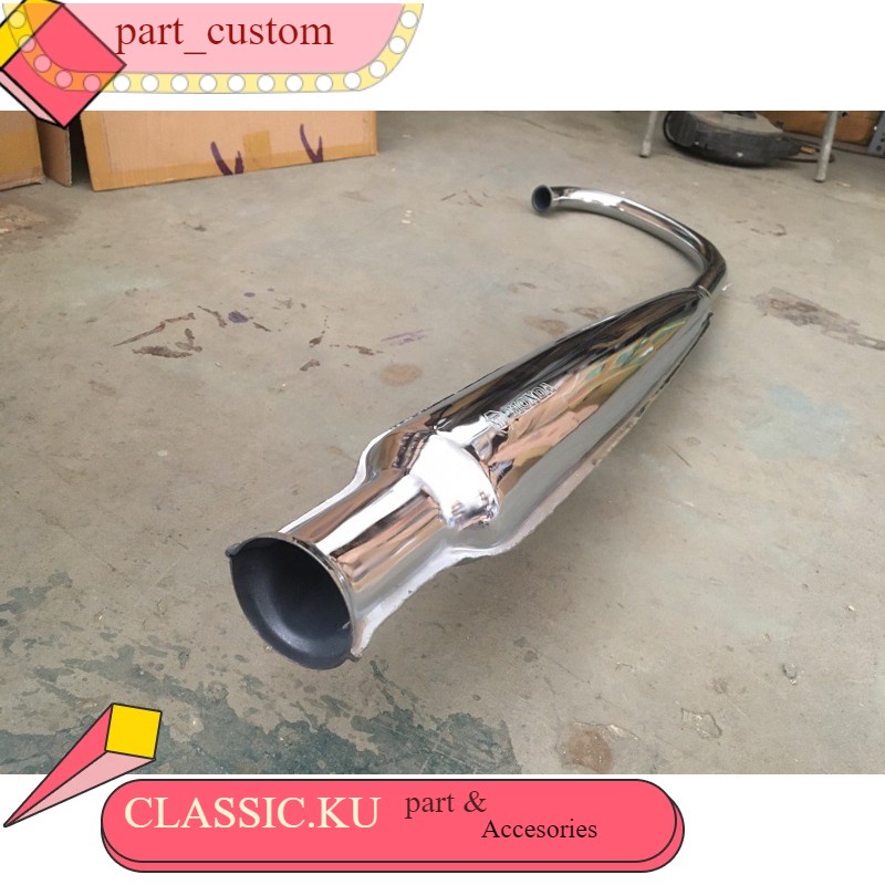 Knalpot cb 125 corbi ntd standart super tebal kualitas import knalpot honda cb 125