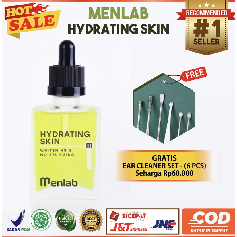 Jual Menlab Hydrating Skin 100 Original Serum Pria Mencerahkan Dan