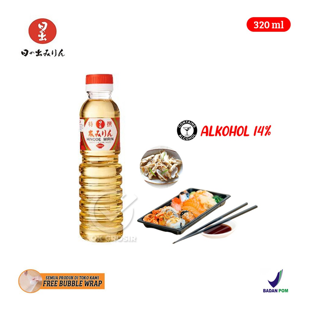 

Hinode Mirin / Arak Masak / Hon Mirin Jepang (320 ml)