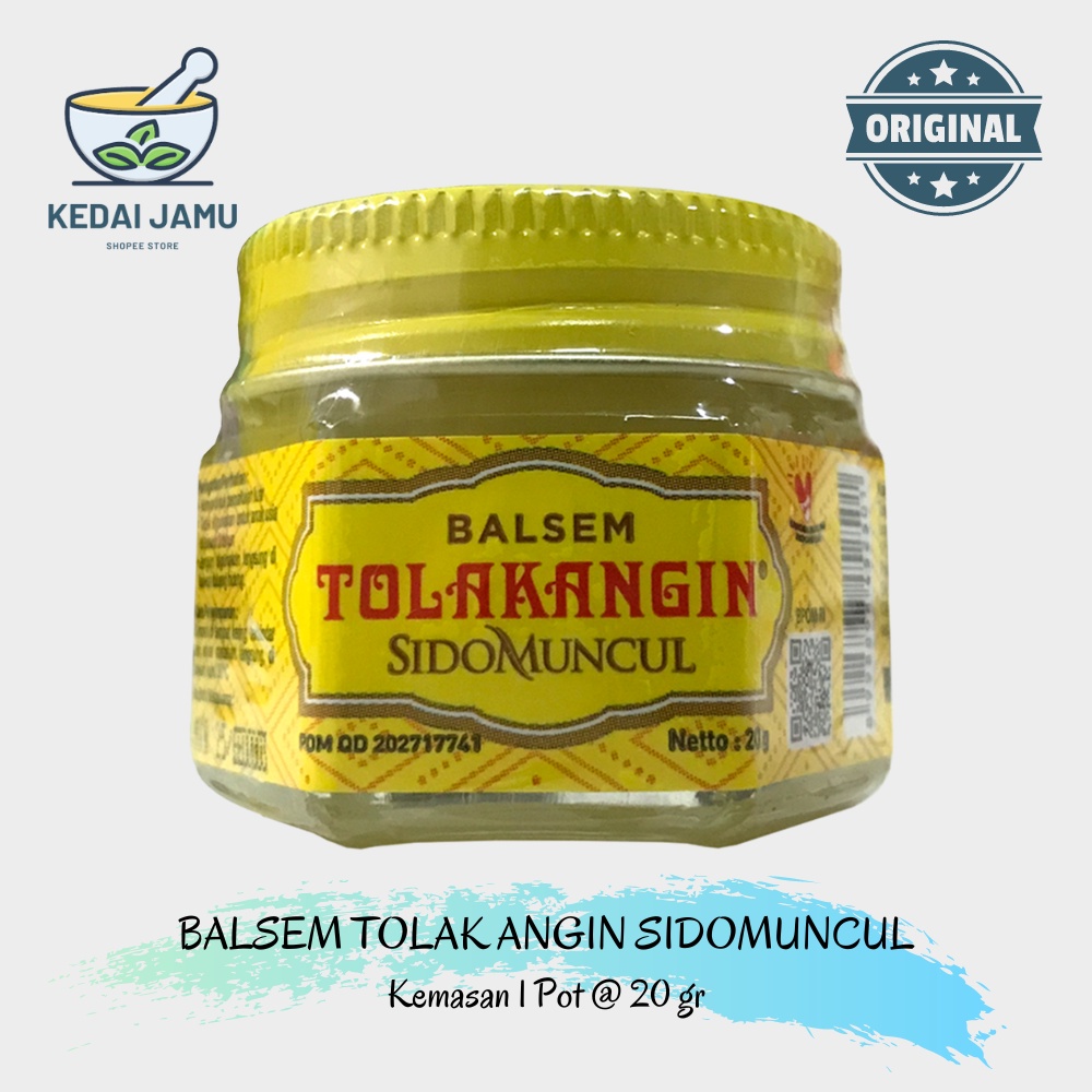 Balsem Tolak Angin Sido Muncul 20 Gram POT KACA