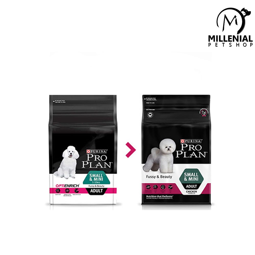 Makanan Anjing Pro Plan Dog adult Fussy and Beauty 2.5 kg Susah Makan Dry Food 2.5kg