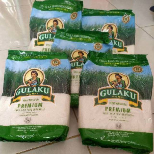 

Gulaku 1kg || Gulaku Premium Murni 1kg || Gula Pasir Gulaku 1kg