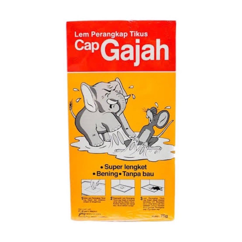 LEM TIKUS AMPUH LEM TIKUS CAP GAJAH LEM TIKUS BERKUALITAS