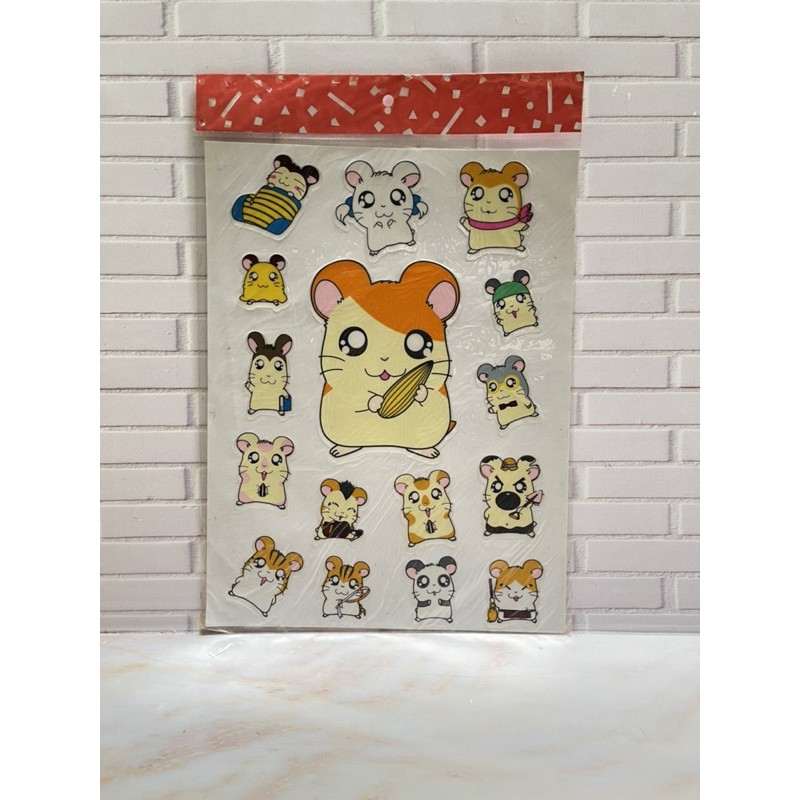 sticker keramik hamtaro hamster/sticker hamtaro/sticker kamar mandi/sticker keramik/stiker keramik/s