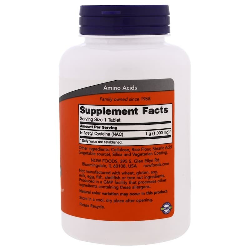 Now Foods NAC 1000 mg 120 Tab Now NAC Now Food NAC ORI USA