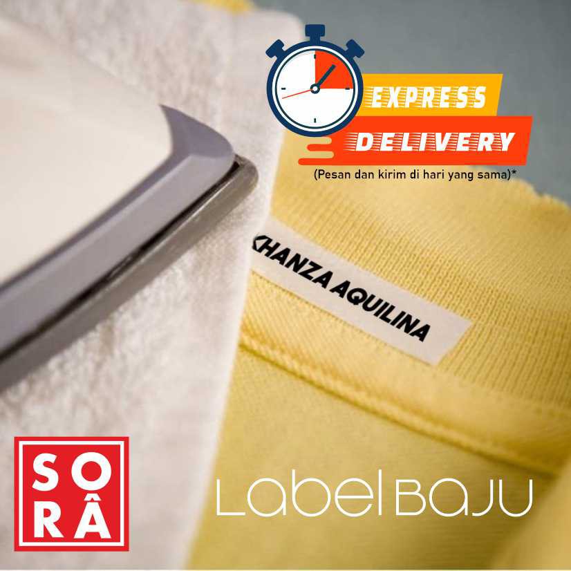 

LABEL SETRIKA / LABEL NAMA BAJU / LABEL LAUNDRY / LABEL NAMA BAJU TAHAN PANAS SETRIKA