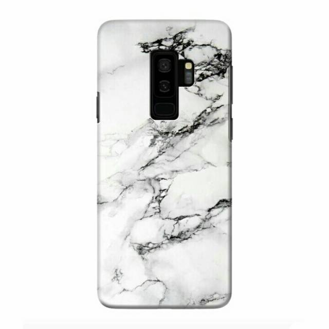 White Marble Samsung Galaxy S9 Plus Custom Hard Case