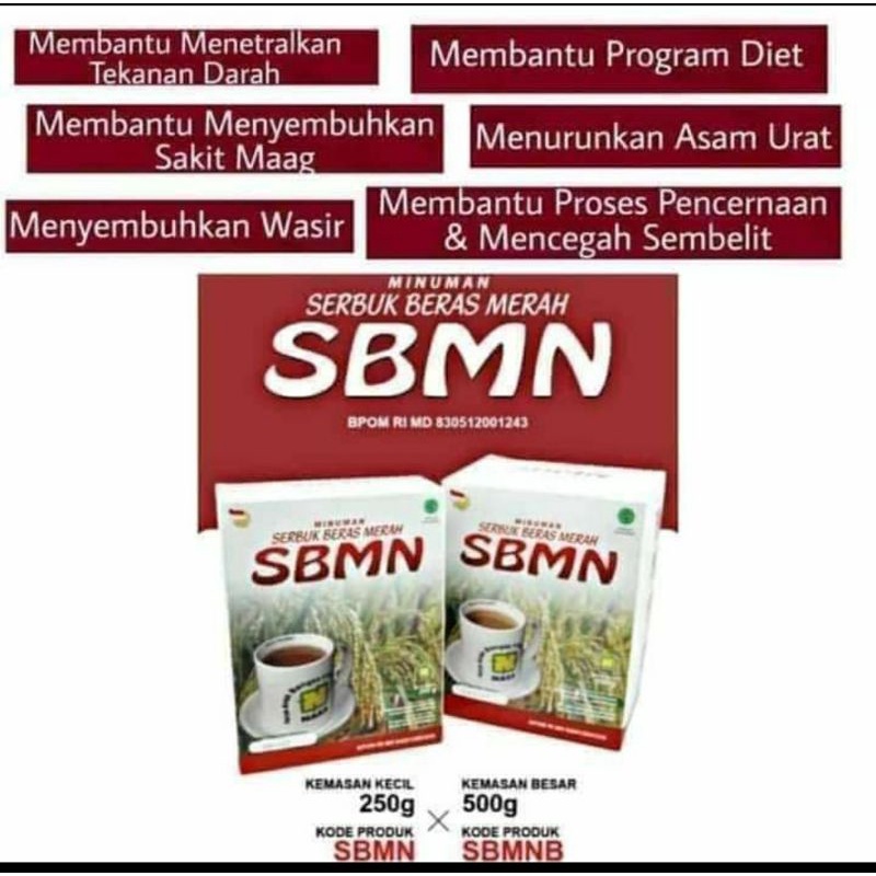 

SERBUK BERAS MERAH NASA / BERAS MERAH ORGANIK 500gr / PENUNJANG DIET