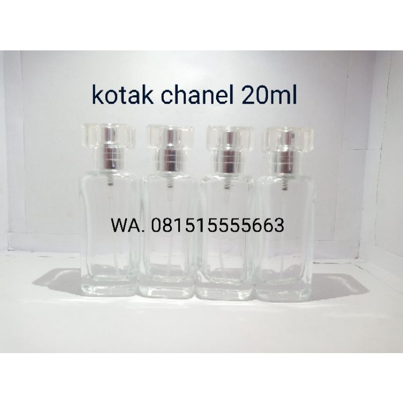 botol kotak Chanel 20ml 1 lusin