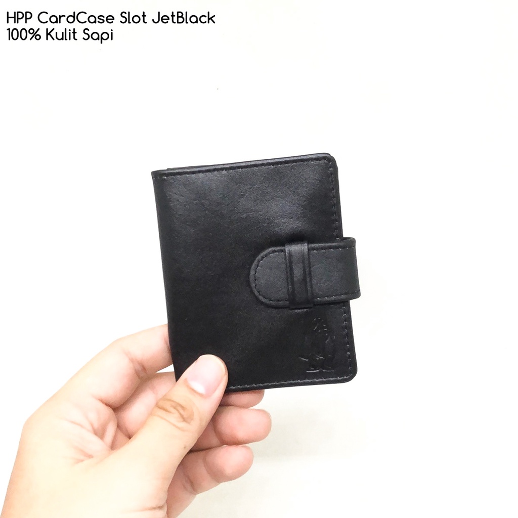 dompet kulit pria hushpuppies cardcase cardcase SLOT series premium bahan kulit sapi asli