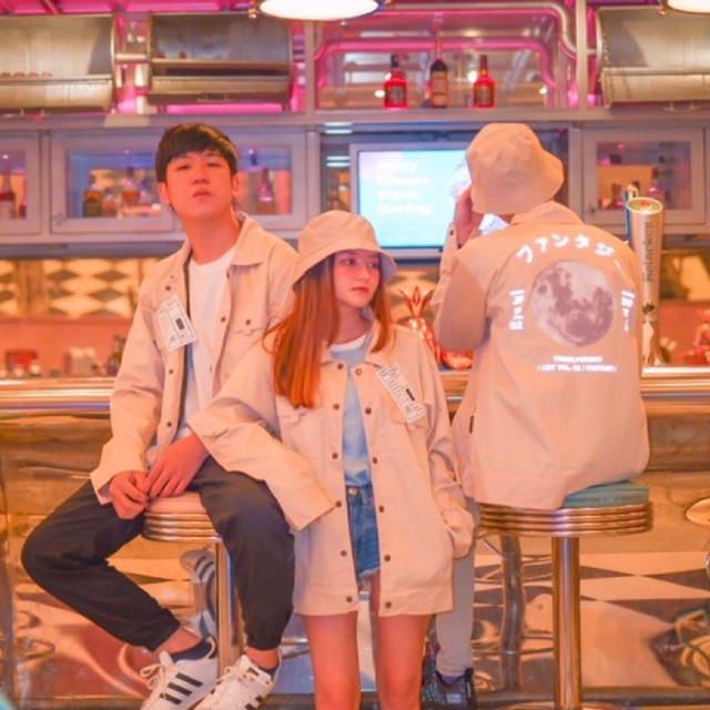 Thesilversky Cream Moon Reflective California Jacket