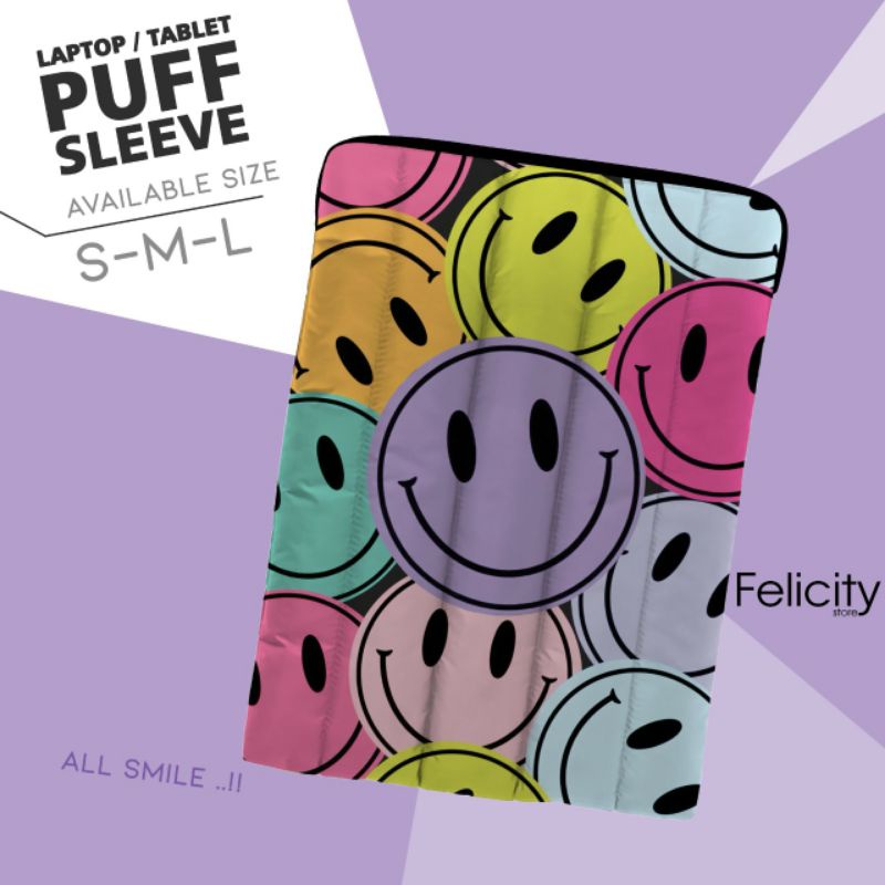 DISKON PUFFY LAPTOP SLEEVE PUFFY LAPTOP PUFFY BAG POUCH LAPTOP