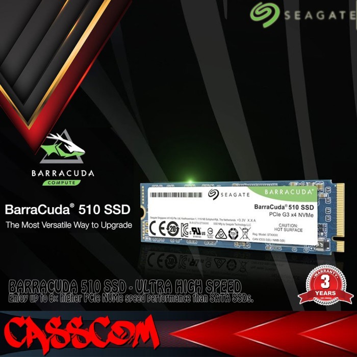 Seagate BarraCuda Q5 SSD 500GB M.2 2280 NVMe 500 GB