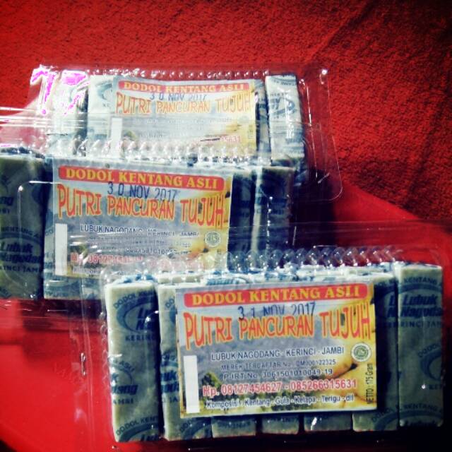 

DODOL KENTANG ASLI KERINCI / PUTRI PANCURAN TUJUH / OLEH-OLEH KHAS KERINCI