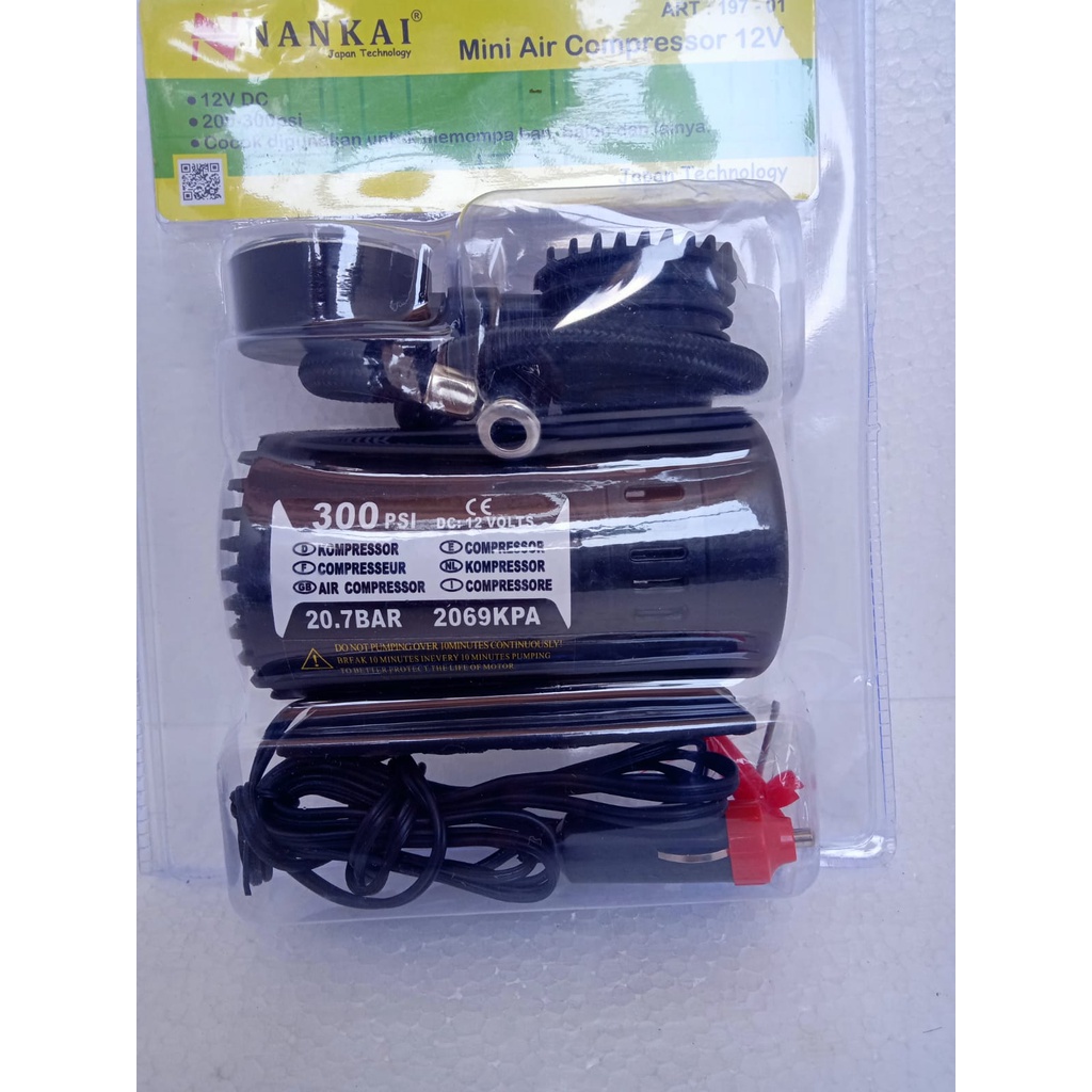 MINI AIR COMPRESSOR / POMPA ANGIN MOBIL KENMASTER