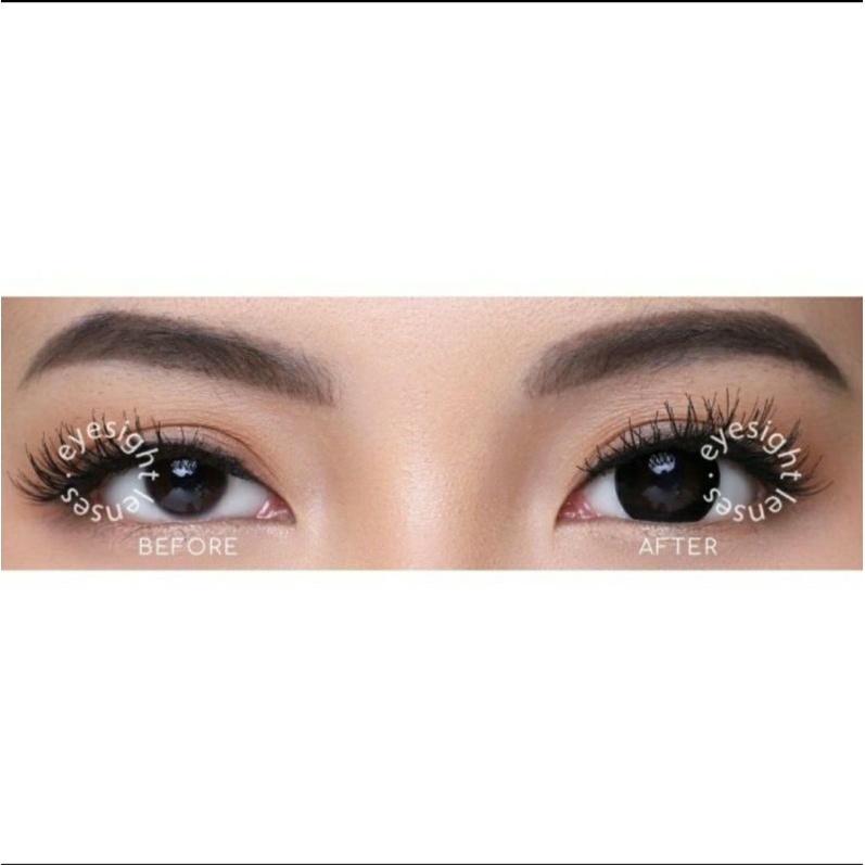 Softlens Eos Baby Black SBK dia.15mm Normal Minus s.d -10.00 softlen Minus tinggi