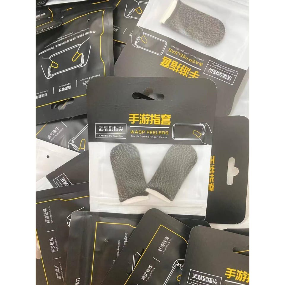 Finger Cots Sarung Tangan Jempol Anti Basah 2Pcs 1 Pasang For Game ML PUBG FF mobile Jari gamer