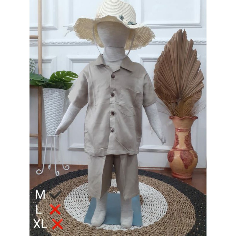 pajamas anak/oneset rayon/one set polos