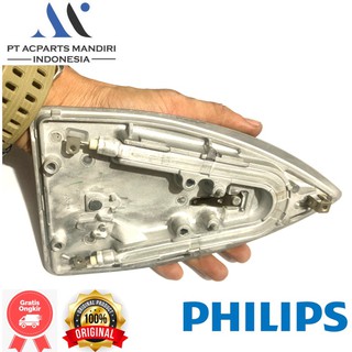 Element gosokan setrika philips original berikut tatakan 