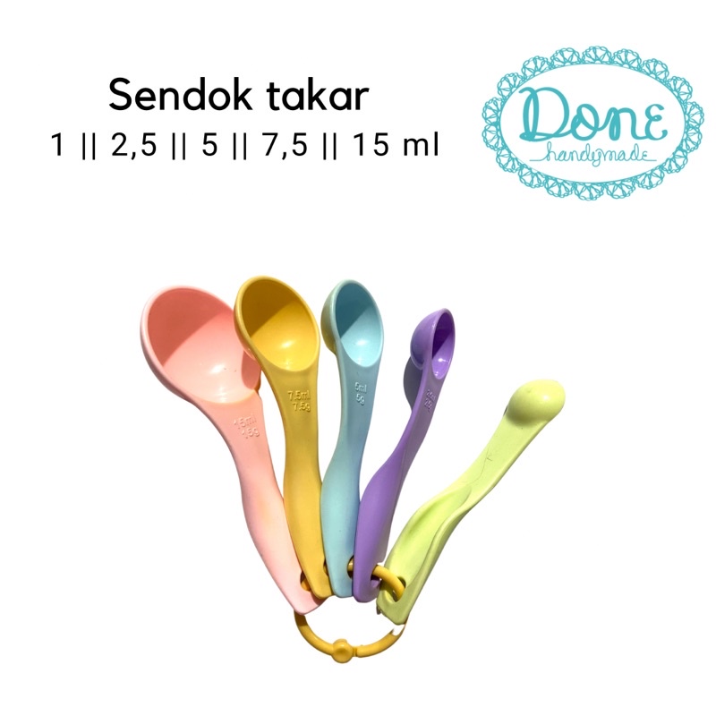 Sendok takar sendok penakar measurement spoon craft sendok pengukur donehandymade done handymade jual bahan kerajinan tangan