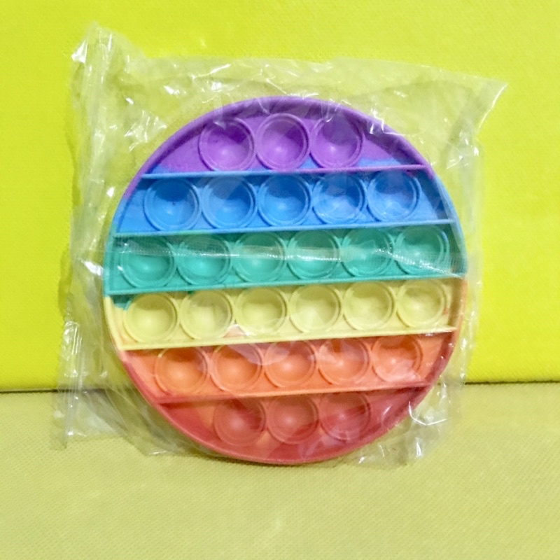 FIDGET PUSH POP ITS TOY BUBBLE MAINAN ANAK POP IT RAINBOW PENGHILANG STRES MURAH MERIAH HEMAT RAINBOW WARNA WARNI BANJARMASIN KALIMANTAN KALSEL | RUMIFY-3