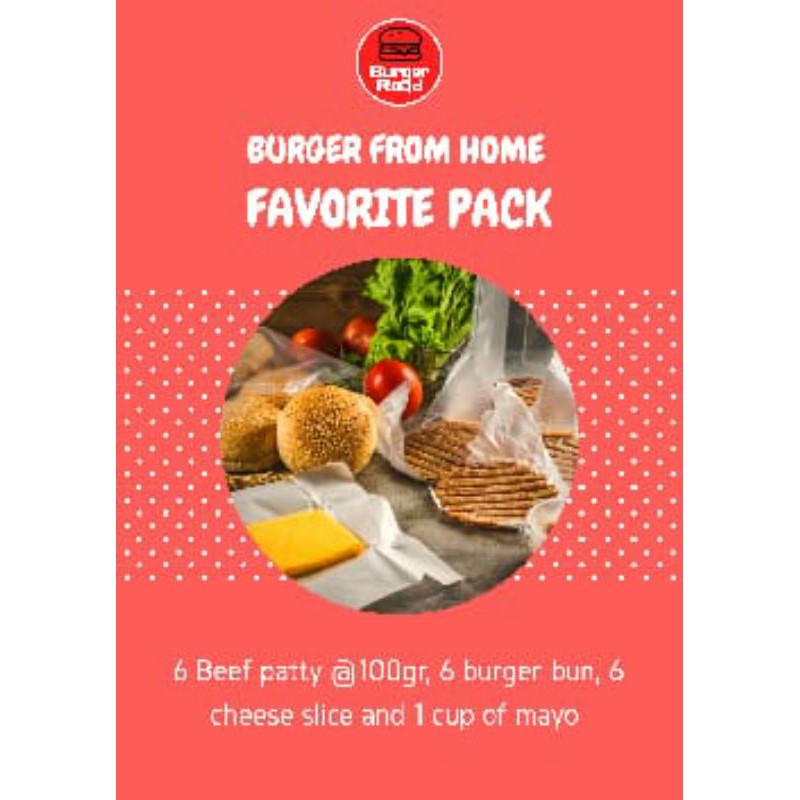 

Frozen Food Burger Burger Road Siap Masak, tahan 30hari di freezer