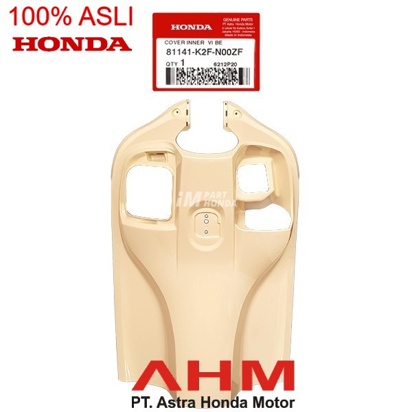 81141-K2F-N00ZF Cover Inner Kontak Dashboard Scoopy Fi K2F Cream Krem