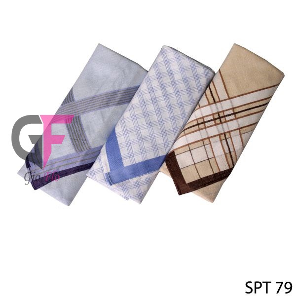 GIOFLO Sapu Tangan Bagus Keren Isi 3 PCs Multicolor / SPT 79