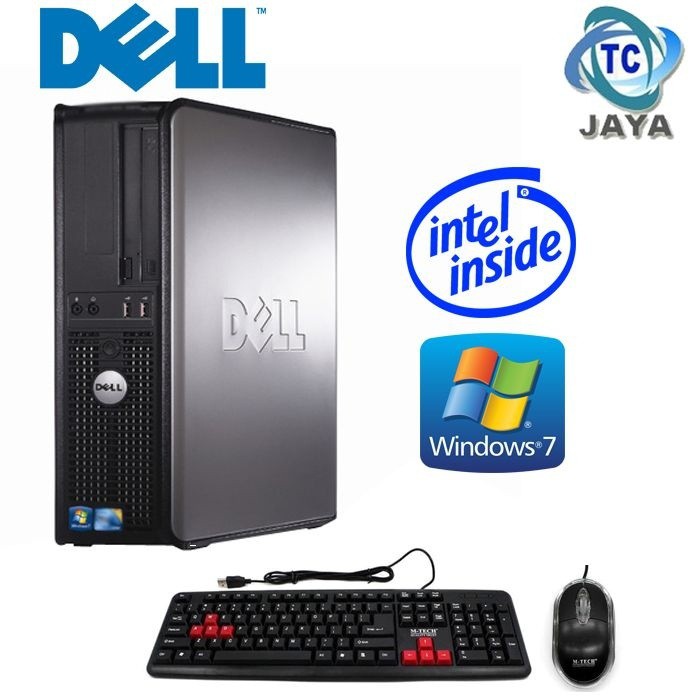 PC Built Up Slim Dell - INTEL Quad Core