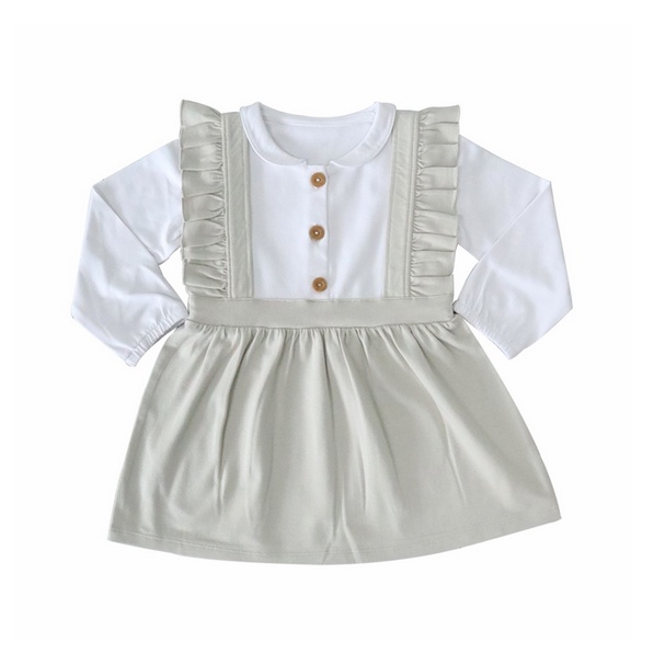 Bamboo and Bub - Airi Dress Baju Anak Bayi Balita Lucu Bambu Soft Terusan Perempuan Cewe Organic