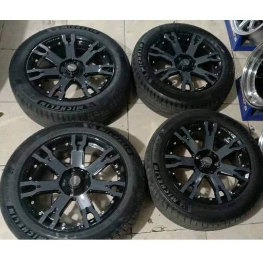 Rays ring 17 lebar 7,5 pcd 5x114 ET38 Ban Michelin 215 55 r17 (2021) cocok crv hrv rush terios X-pan