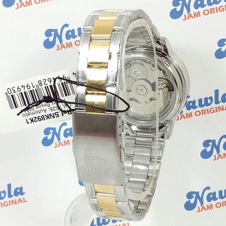 Seiko 5 Ladies SNK892K1 Two Tone Bracelet - Jam Tangan Wanita SNK892